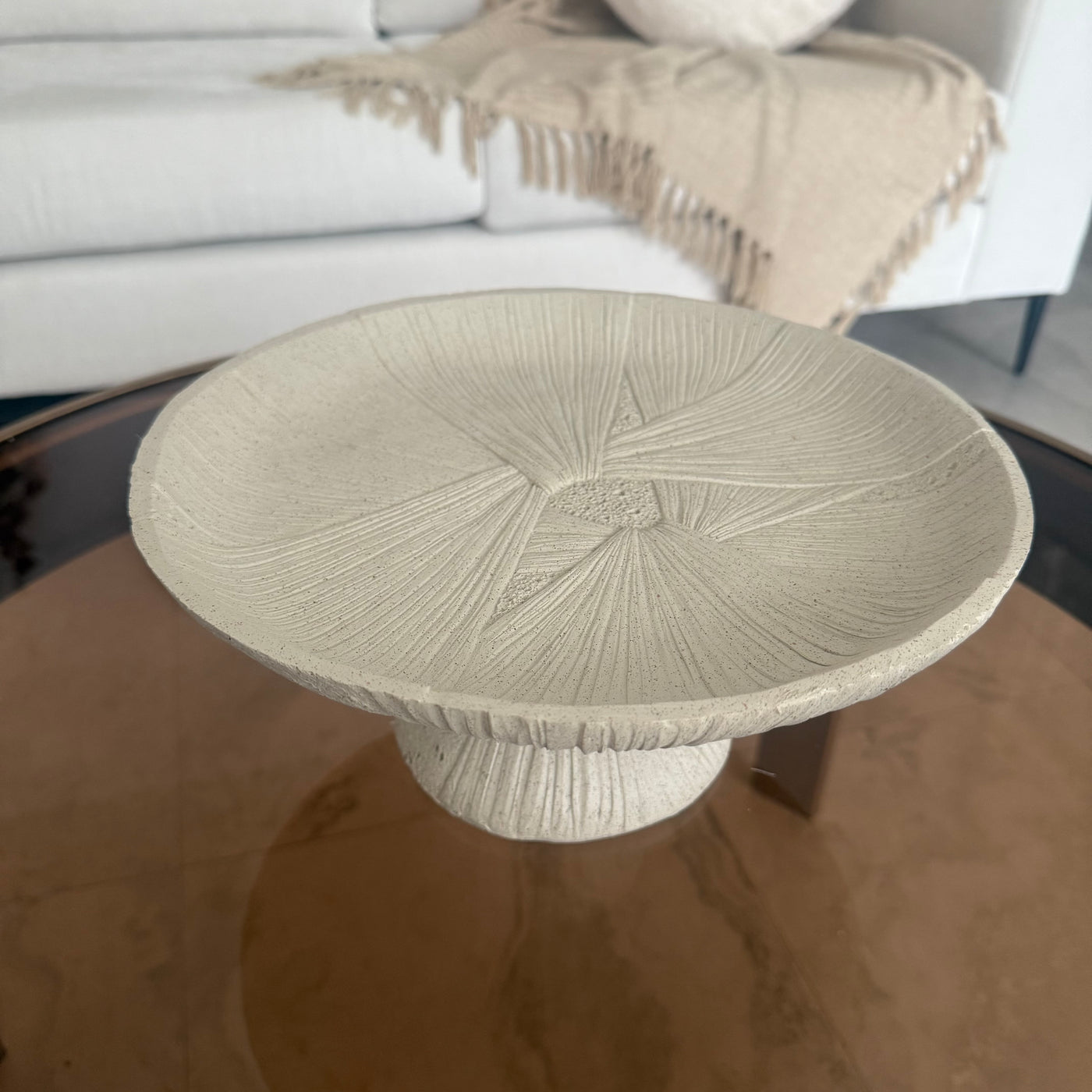 Lucy pedal Decorative bowl / platter - Luscious Homewares