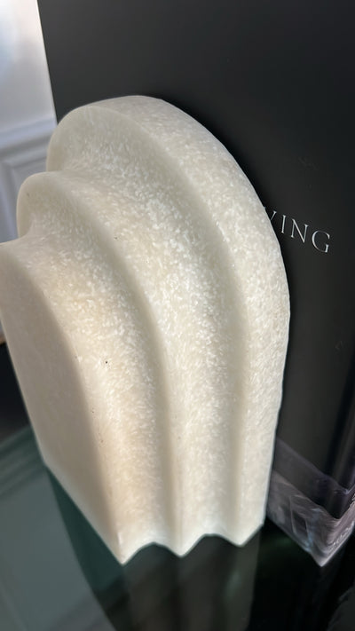 Marble effect Bookends
