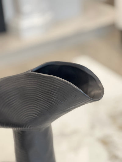 Clover black vase - Luscious Homewares