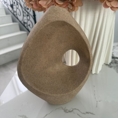 Sandstone sculpture/ vase - Luscious Homewares