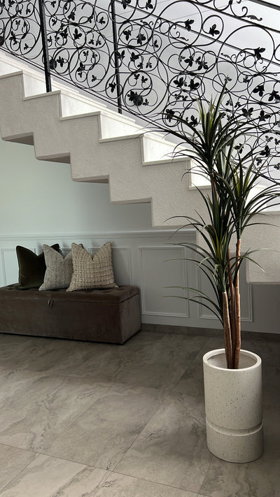 Yukka Artificial plant / pebble pot - Luscious Homewares
