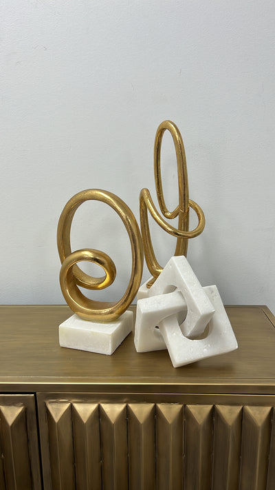 Links granite resin sculpture - Luscious Homewares