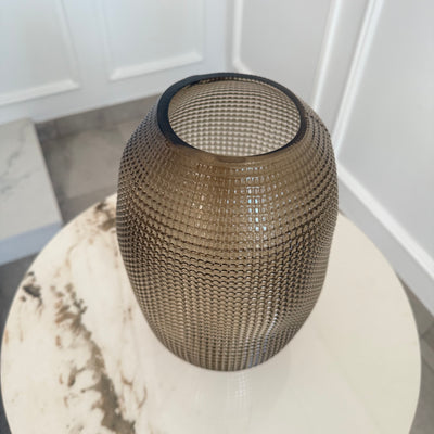 Leeya textured Glass vase - Luscious Homewares