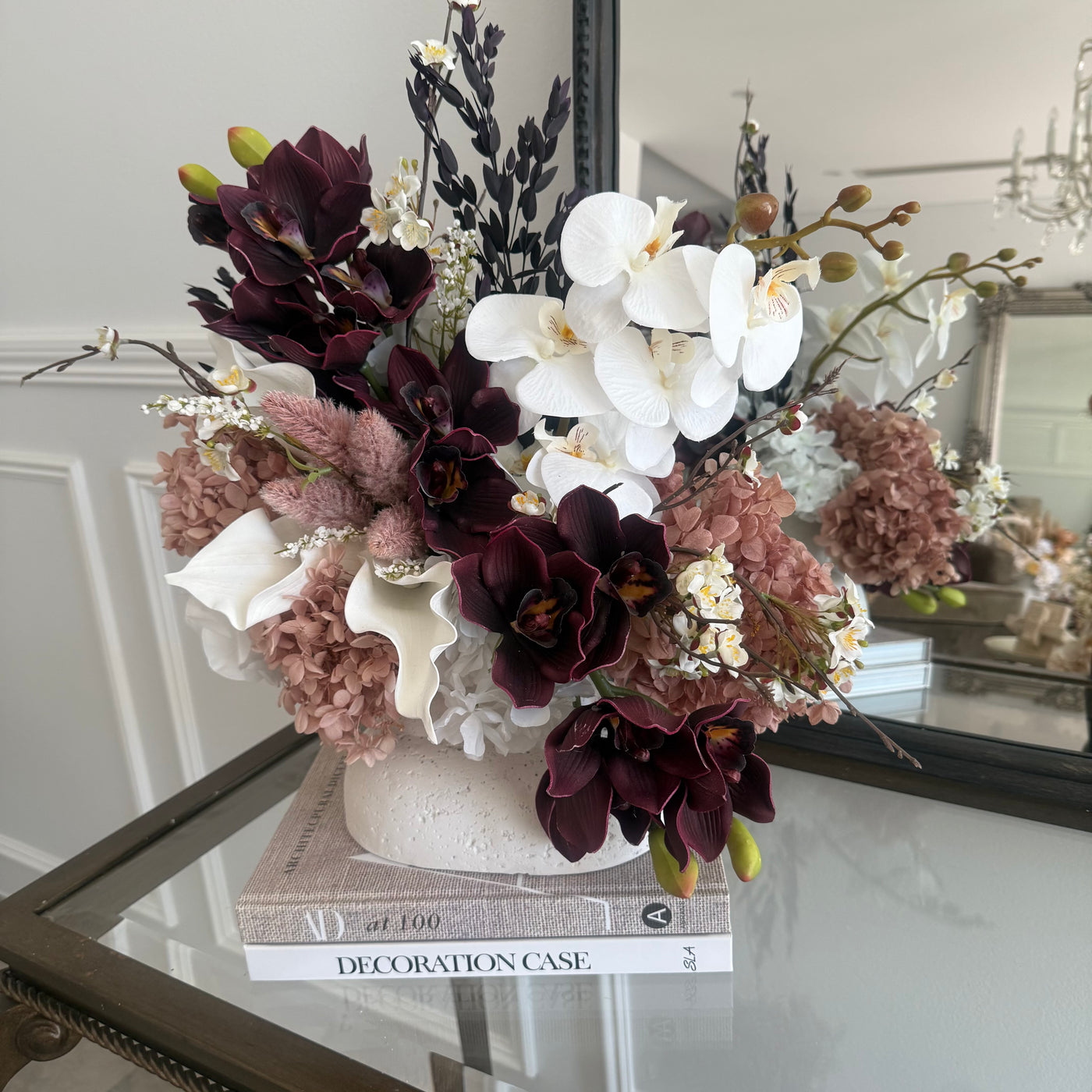 Dusk Floral Arrangement - Luscious Homewares