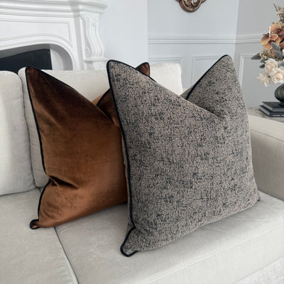 Royal luxe caramel cushion - Luscious Homewares