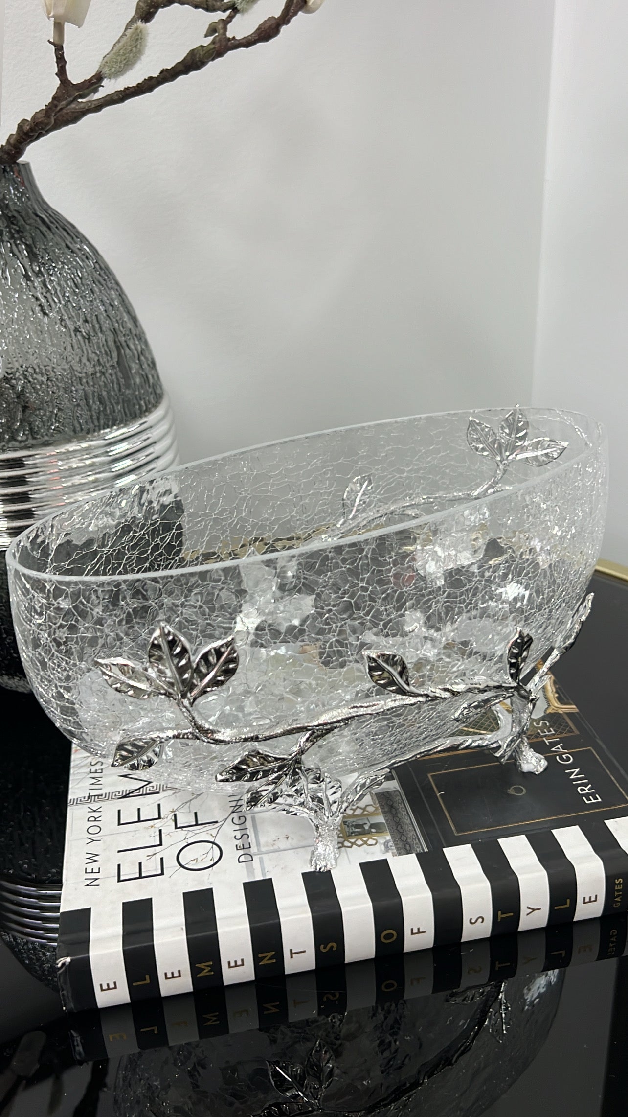 Anem silver bowl - Luscious Homewares