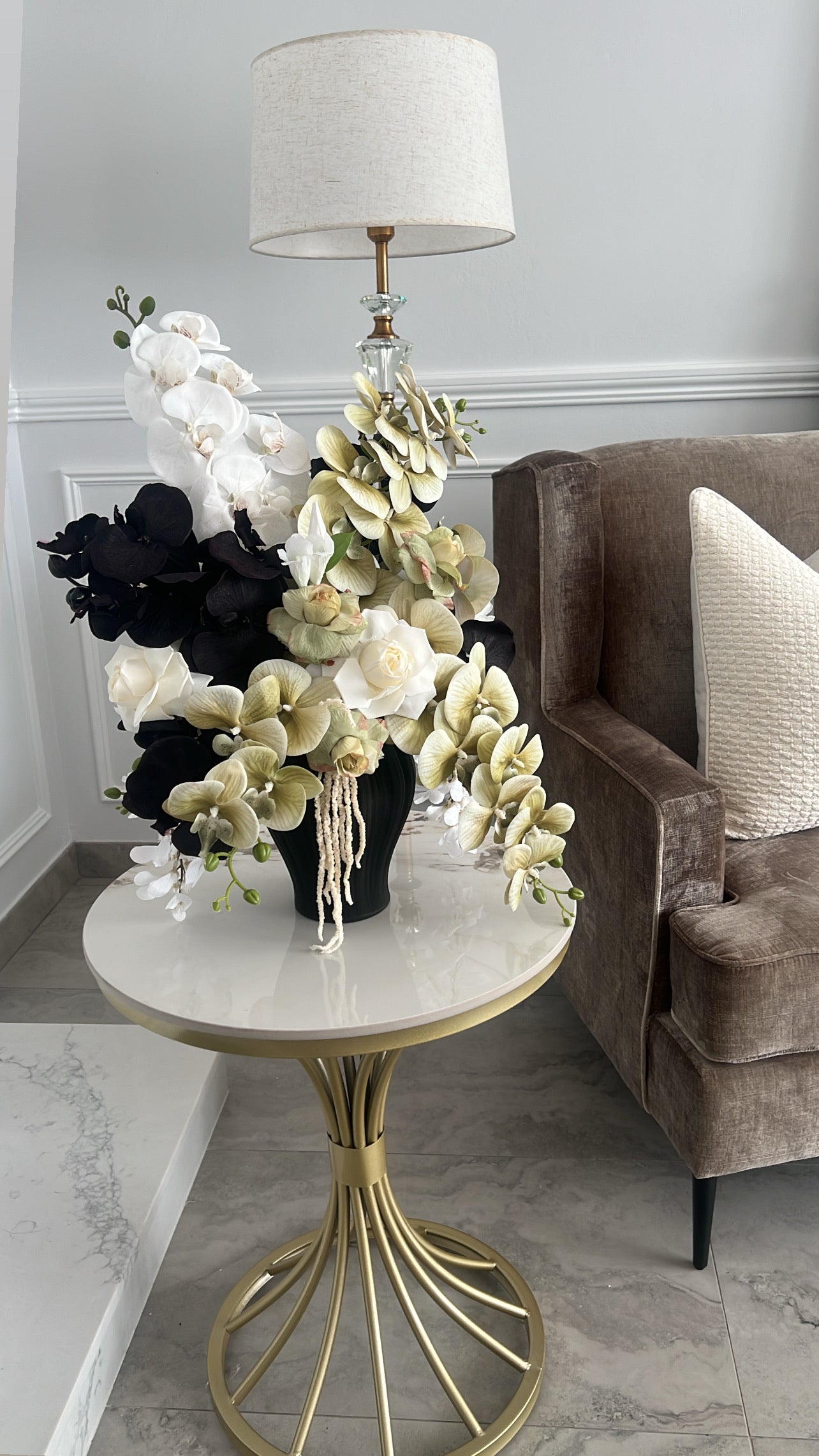 Viola Floral Arrangement - Luscious Homewares