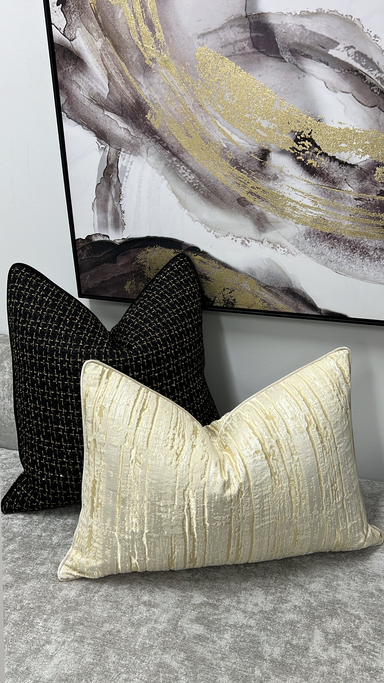 Daffodil gold cushion - Luscious Homewares