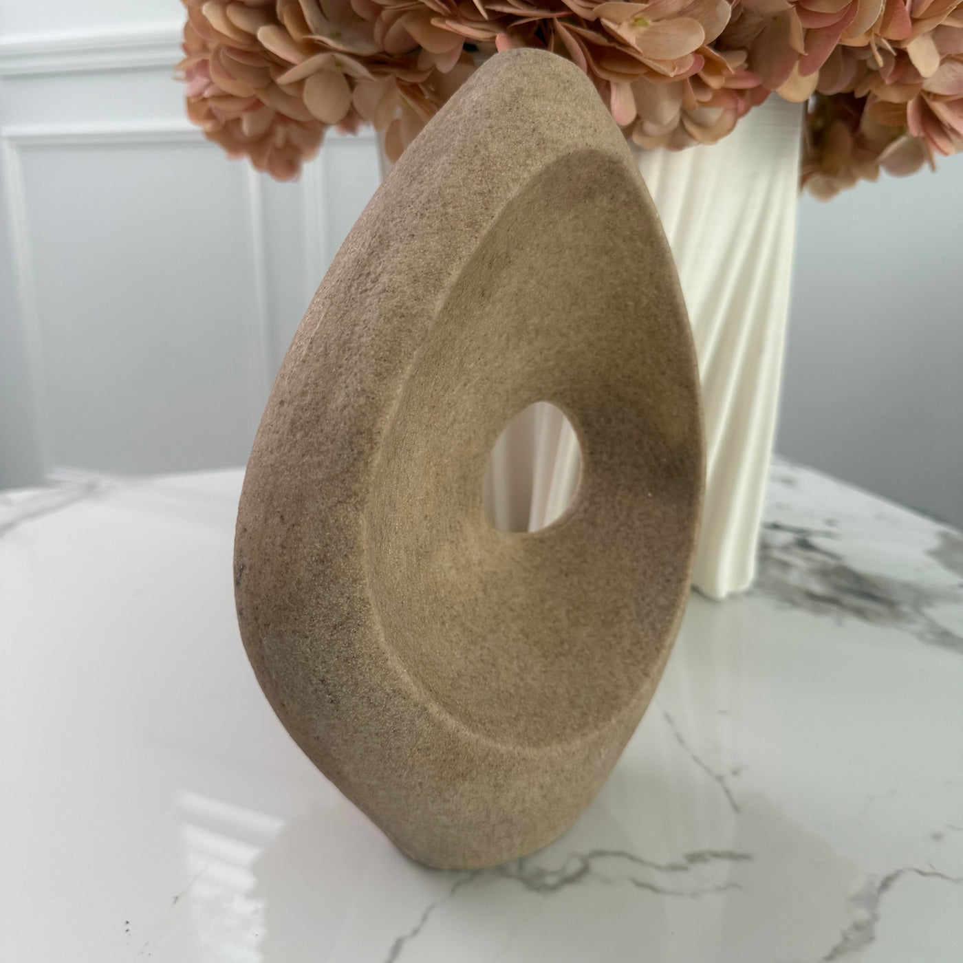 Sandstone sculpture/ vase - Luscious Homewares