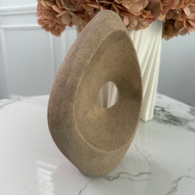 Sandstone sculpture/ vase - Luscious Homewares