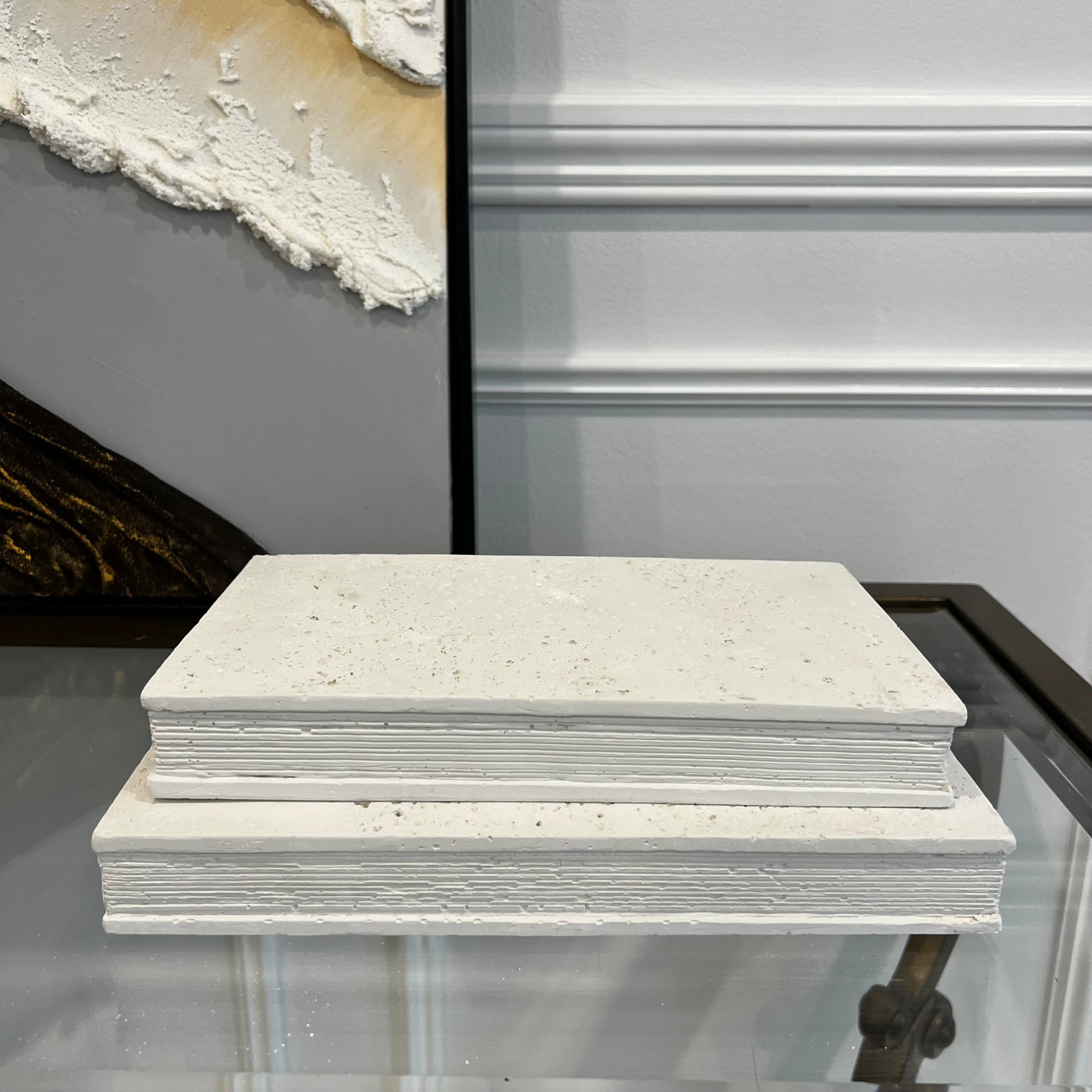 Stone Book set 2 piece - Luscious Homewares