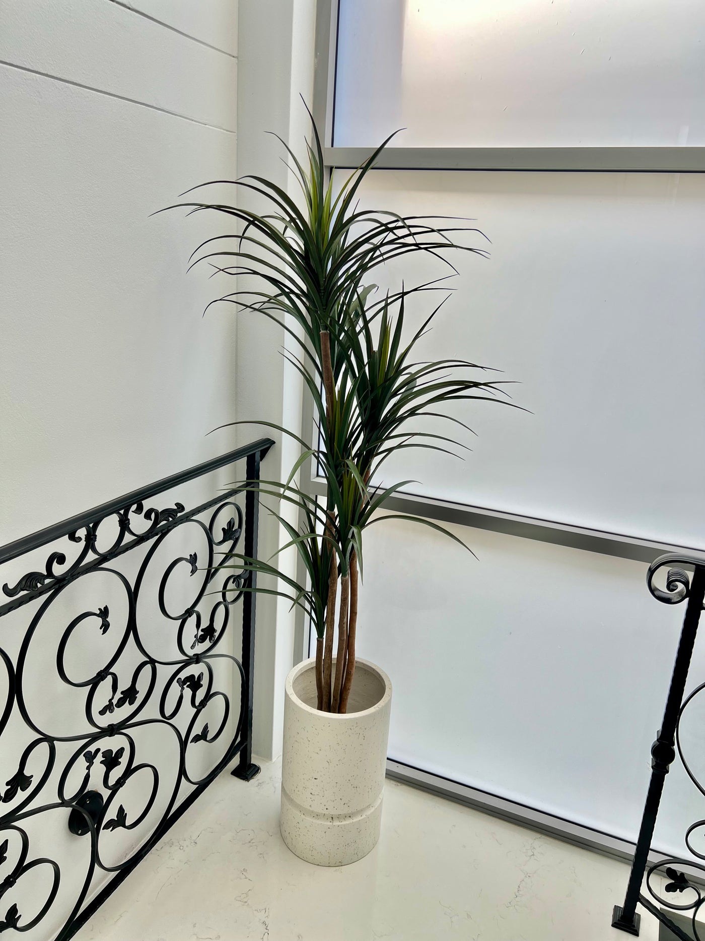 Yukka Artificial plant / pebble pot - Luscious Homewares