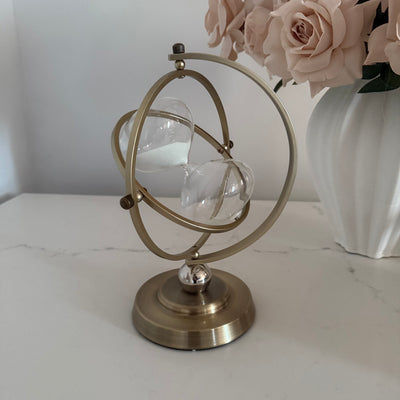 Nordic round Hour glass 15 min - Luscious Homewares