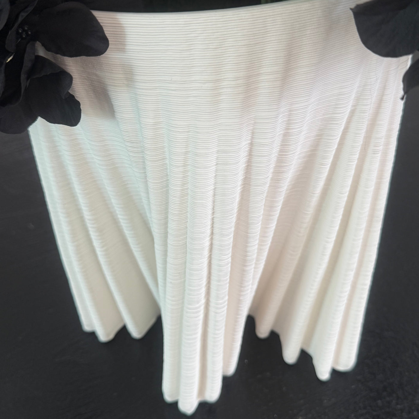 Black Hydrangeas + 3d print white vase - Luscious Homewares