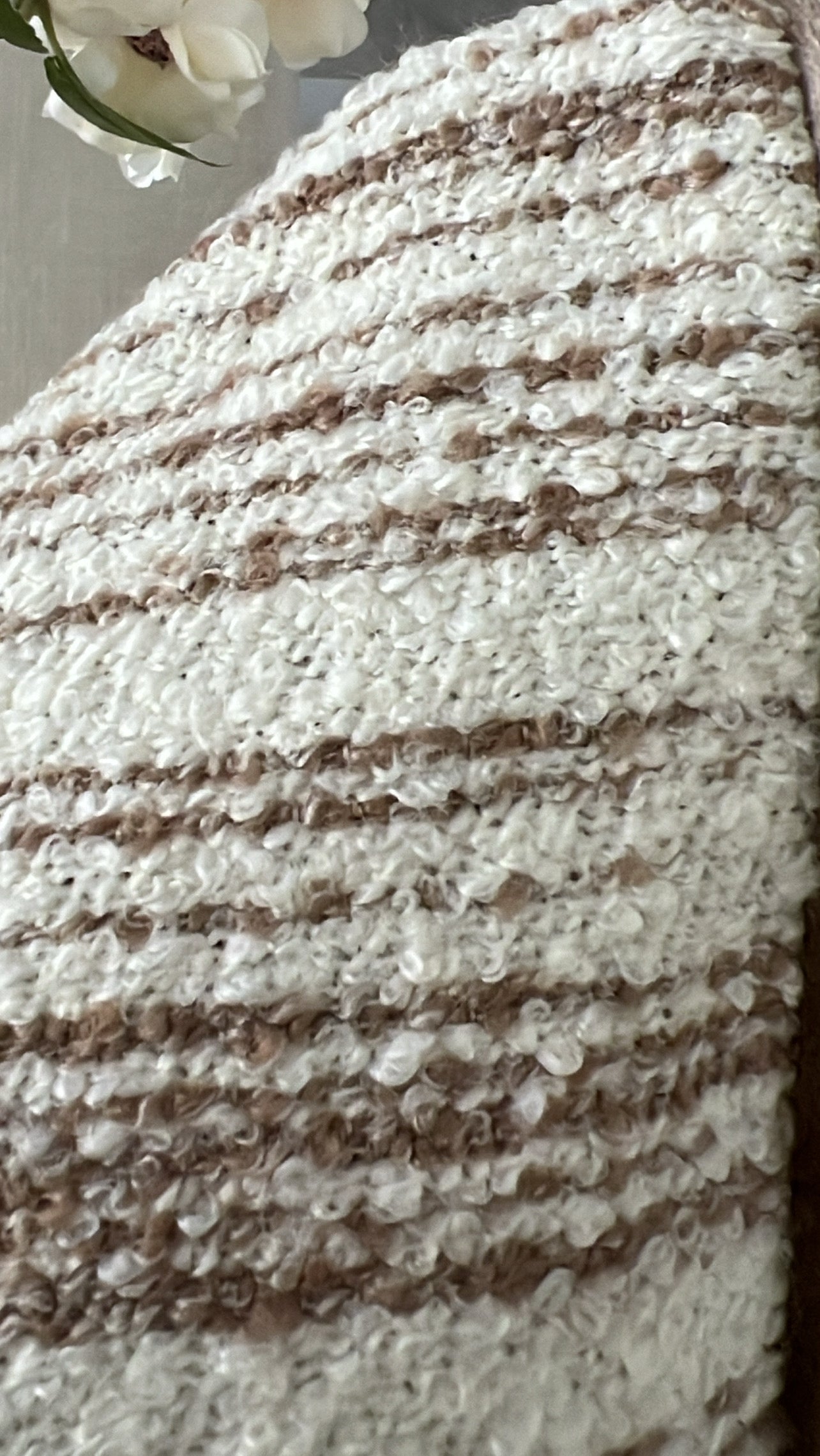 Nutmeg boucle cushion - Luscious Homewares