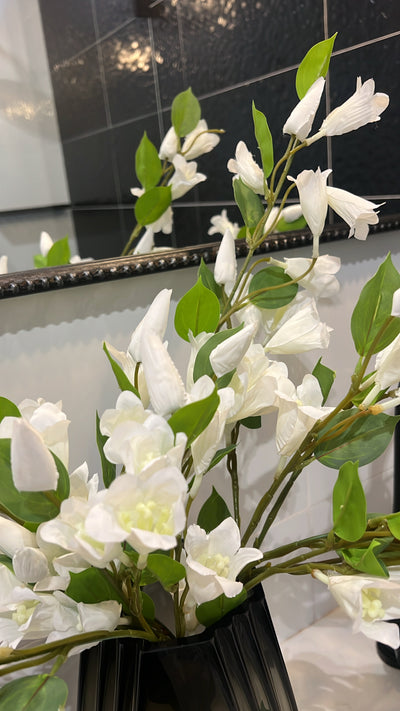Lily white flower stem - Luscious Homewares