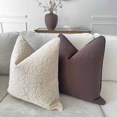Millard Expresso cushion - Luscious Homewares