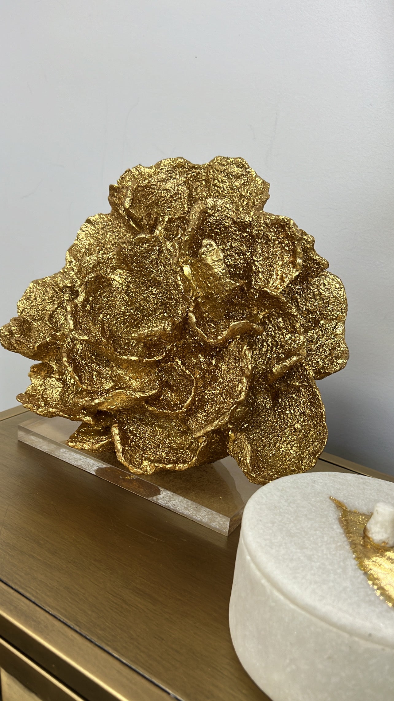 coral gold stand - Luscious Homewares