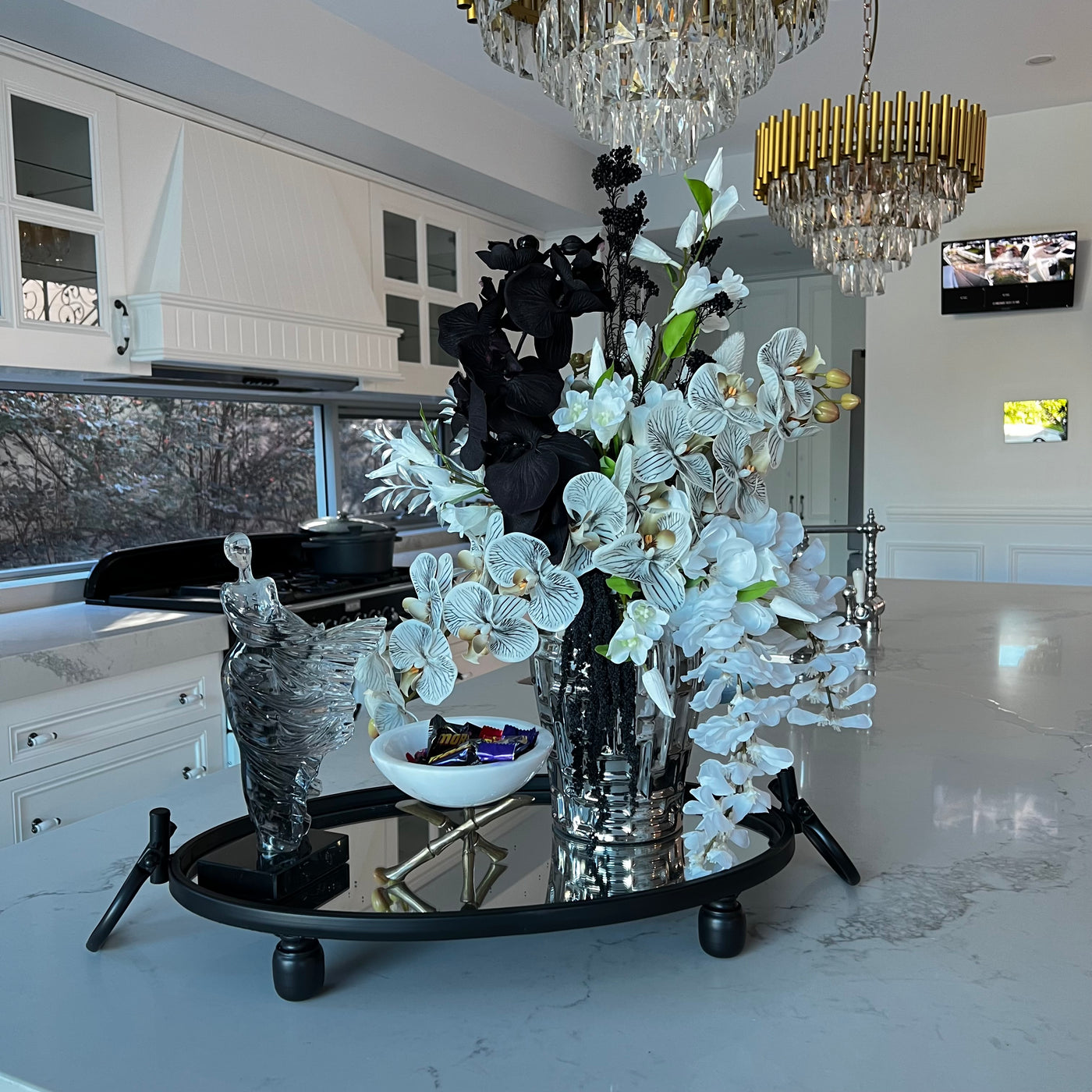 Dusk Floral Arrangement - Luscious Homewares