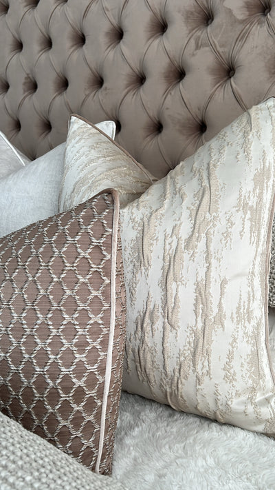 Cecilia ivory cushion - Luscious Homewares
