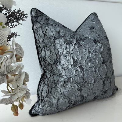 Miss Eden silver cushion  55x55 limited edition - Luscious Homewares