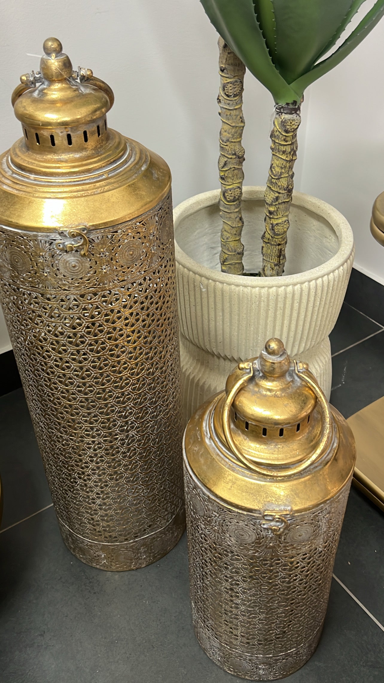 Morrocan Rustic gold Lantern