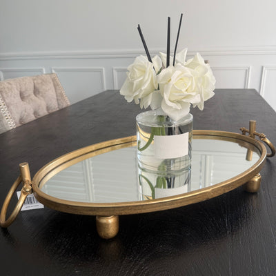 Liberty tray Oval Gold - Luscious Homewares