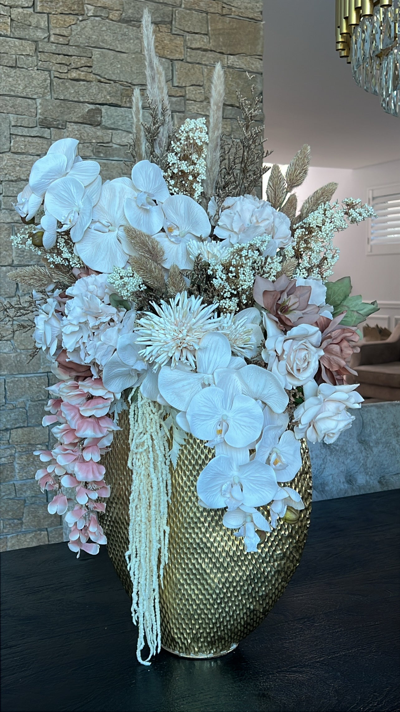 Roselyn Floral Arrangement - Luscious Homewares