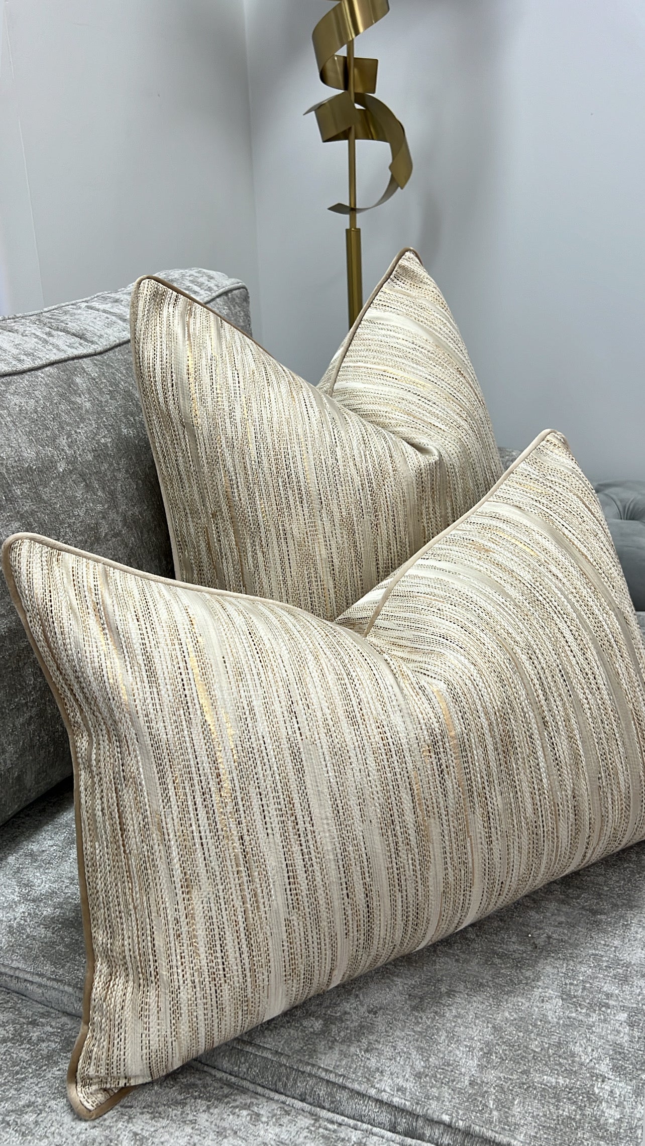 Milano nude cushion - Luscious Homewares