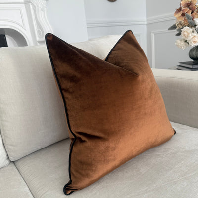 Royal luxe caramel cushion - Luscious Homewares