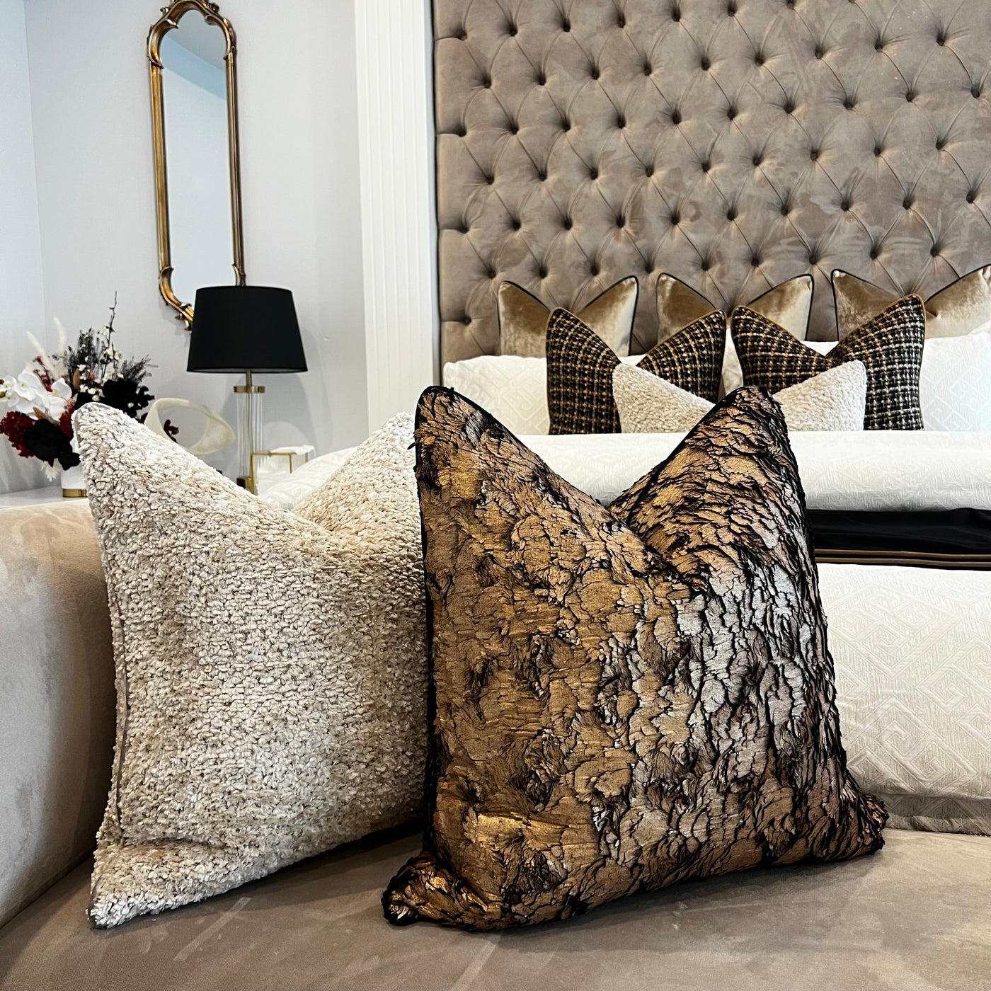Miss Eden cushion  55x55 limited edition - Luscious Homewares