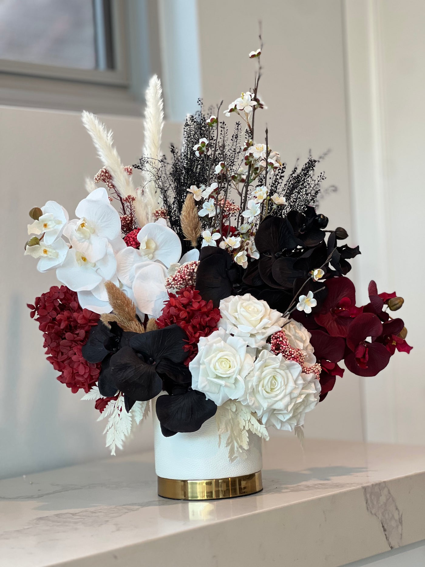 Rubi Jewel Floral Arrangement - Luscious Homewares