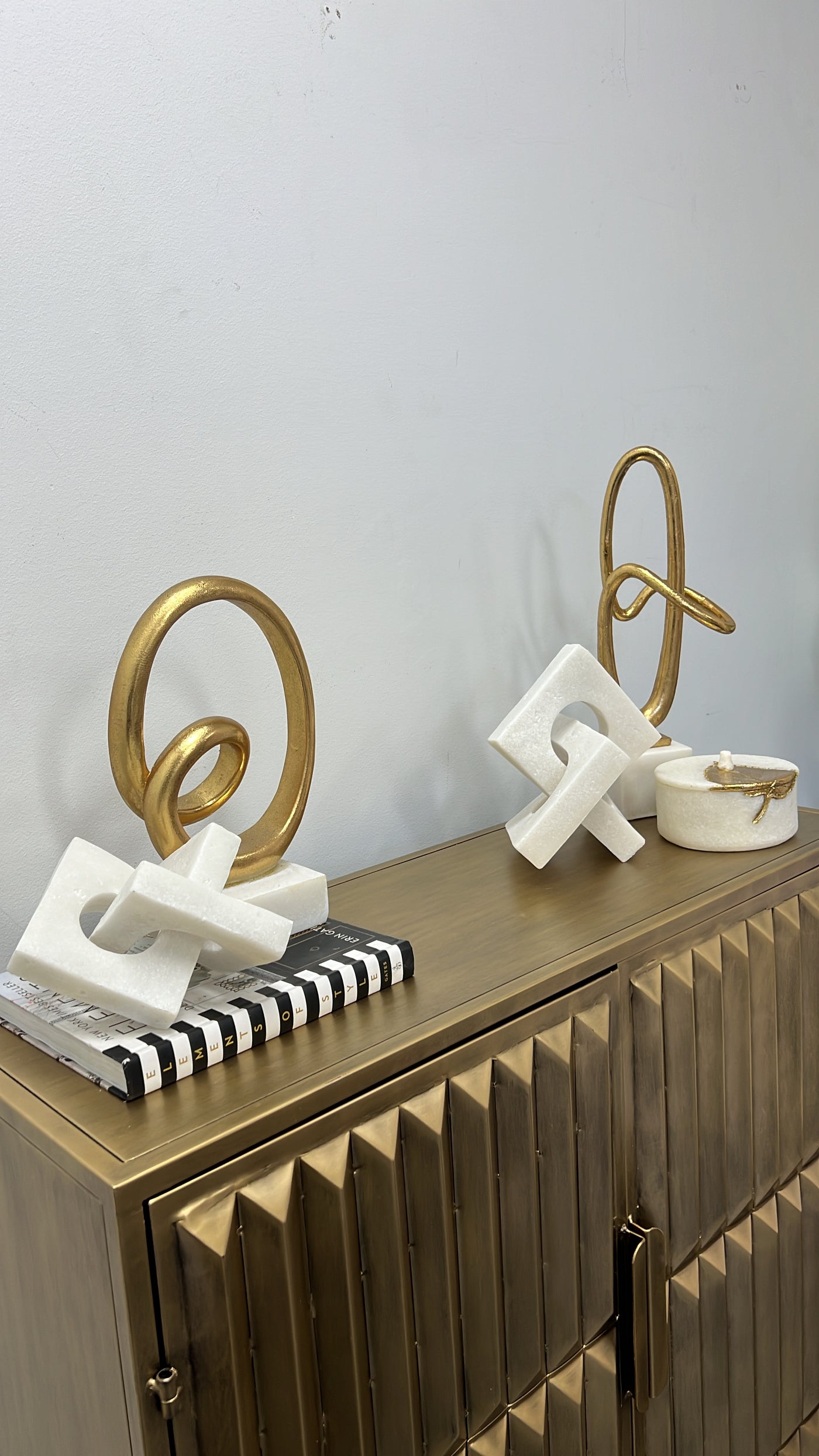 Links granite resin sculpture - Luscious Homewares