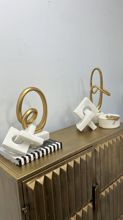 Links granite resin sculpture - Luscious Homewares