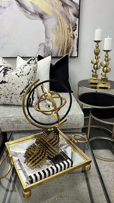 Grand gold globe - Luscious Homewares