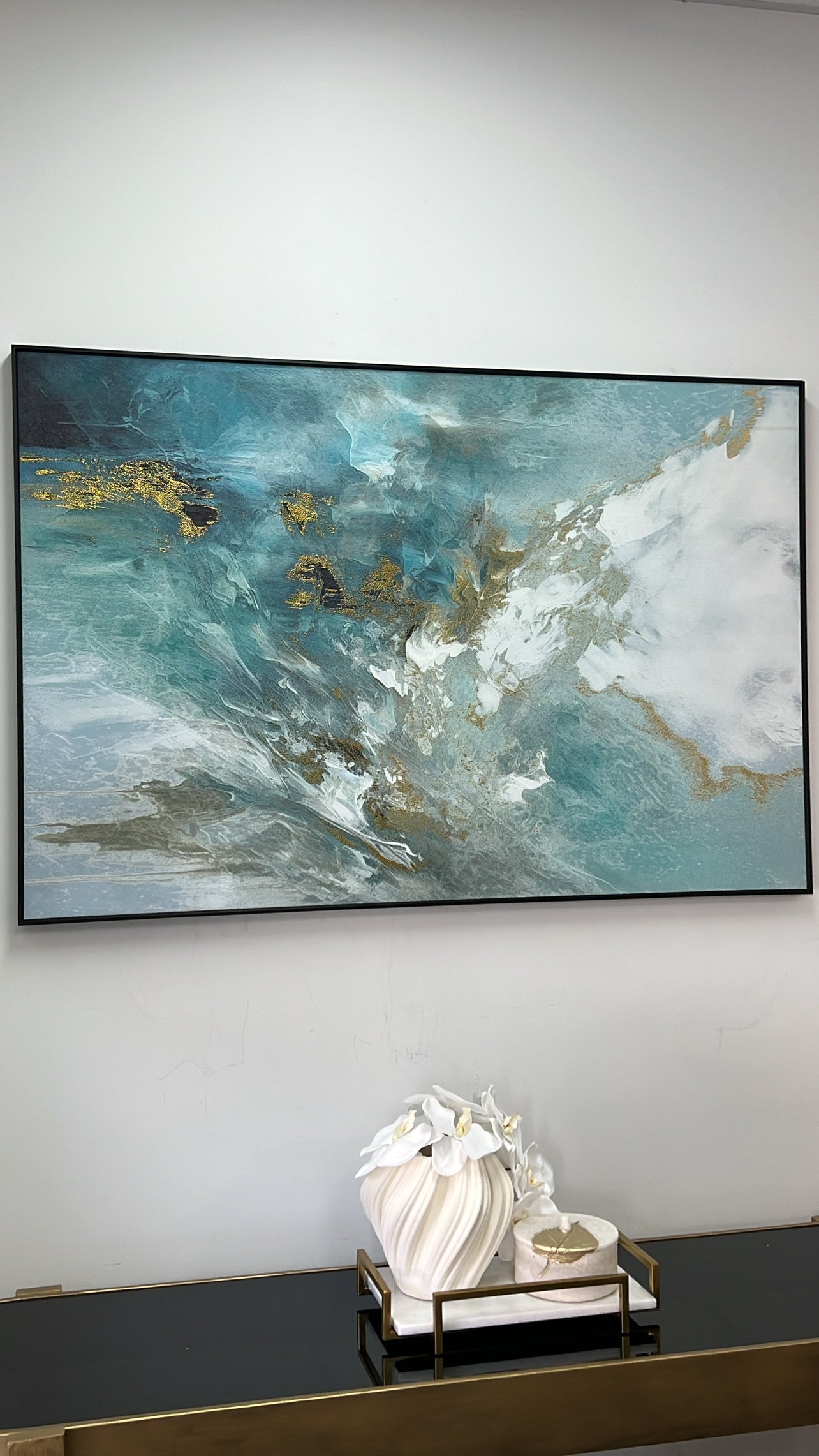 Arctic sea wall art frame