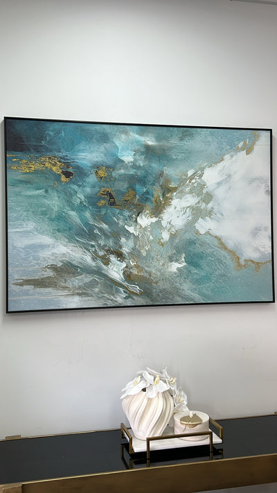 Arctic sea wall art frame