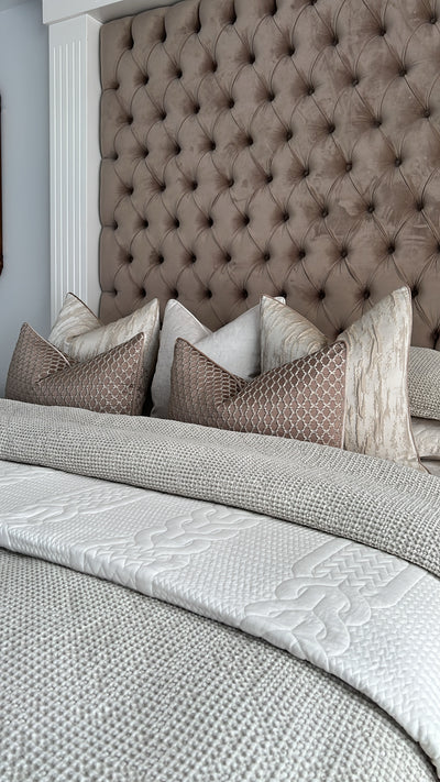 Cecilia ivory cushion - Luscious Homewares