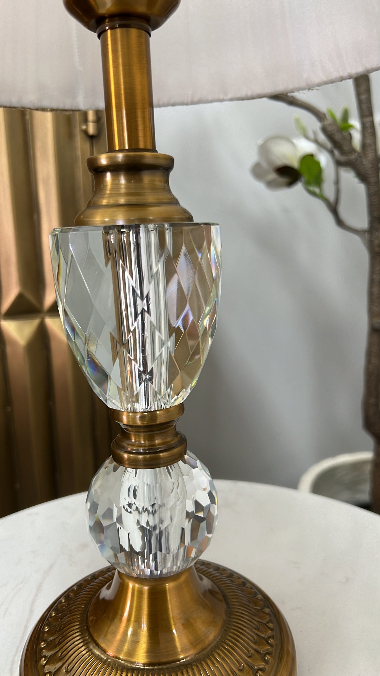 Lacey Crystal table Lamp