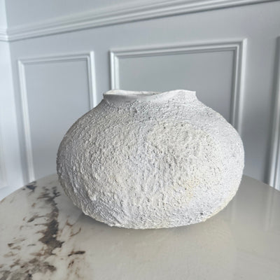Textured Handmade ceramic vase - Luscious Homewares