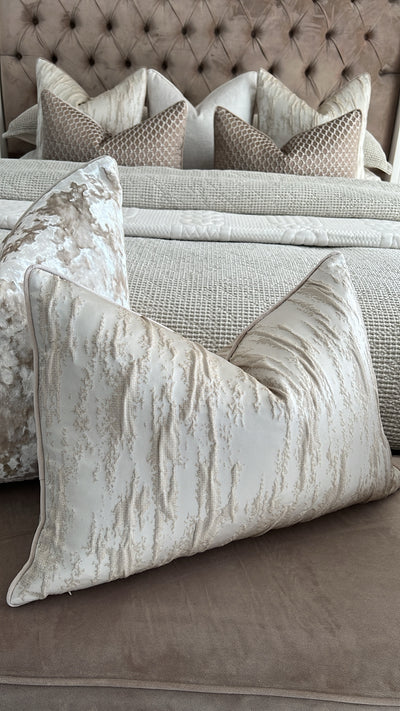 Cecilia ivory cushion - Luscious Homewares