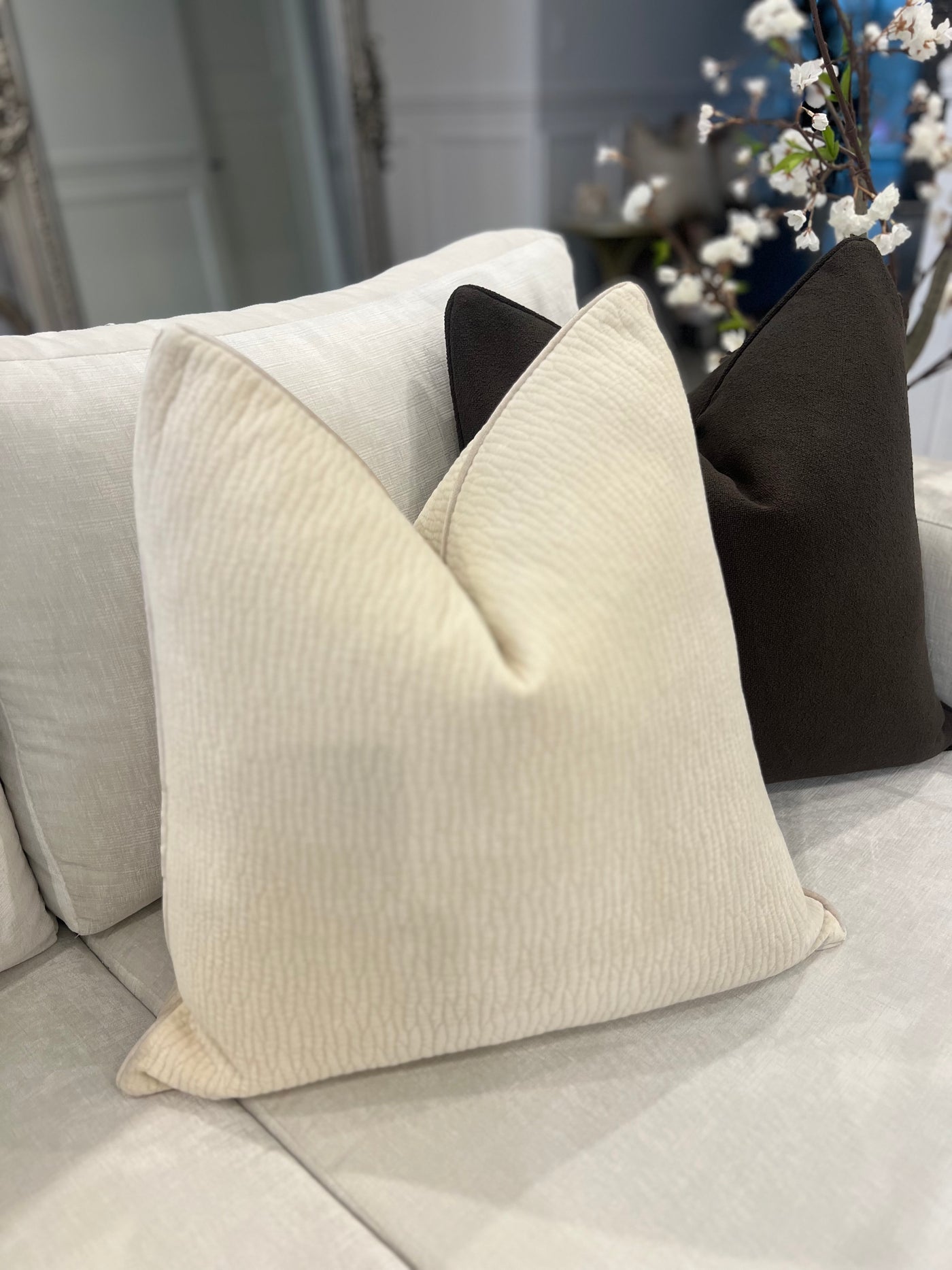 Pinoli cushion - Luscious Homewares