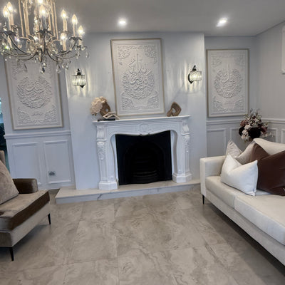 Surah - Al-Falaq calligraphy wall frame stone effect - Luscious Homewares