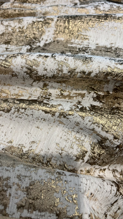 Cirrus brushed gold throw 140x200cm - Luscious Homewares