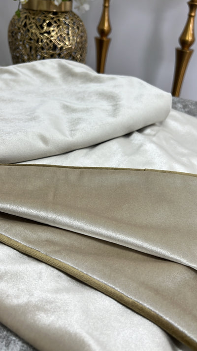 Luxury vanilla throw 140x200cm - Luscious Homewares