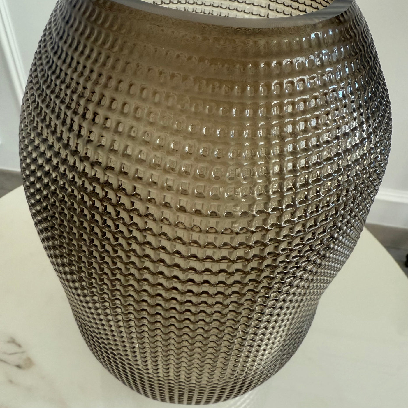 Leeya textured Glass vase - Luscious Homewares