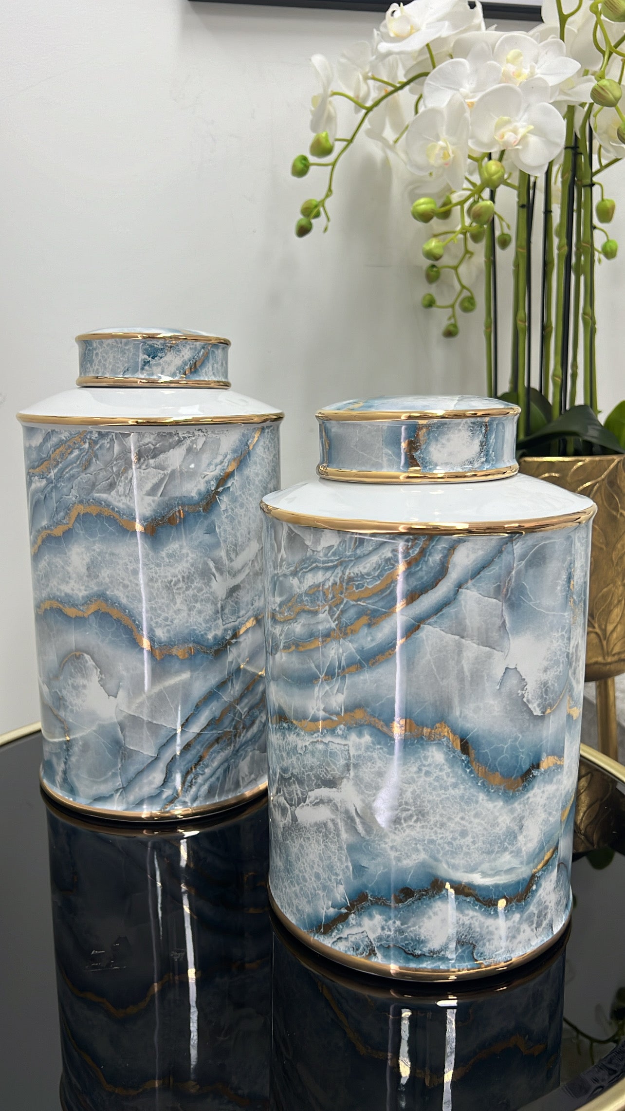 Nuray cylinder jars - Luscious Homewares