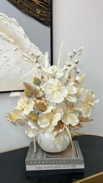 Yellow Bloom floral arrangement - Luscious Homewares
