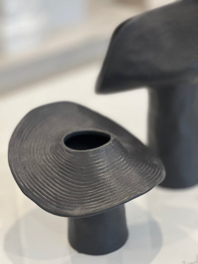 Clover black vase - Luscious Homewares