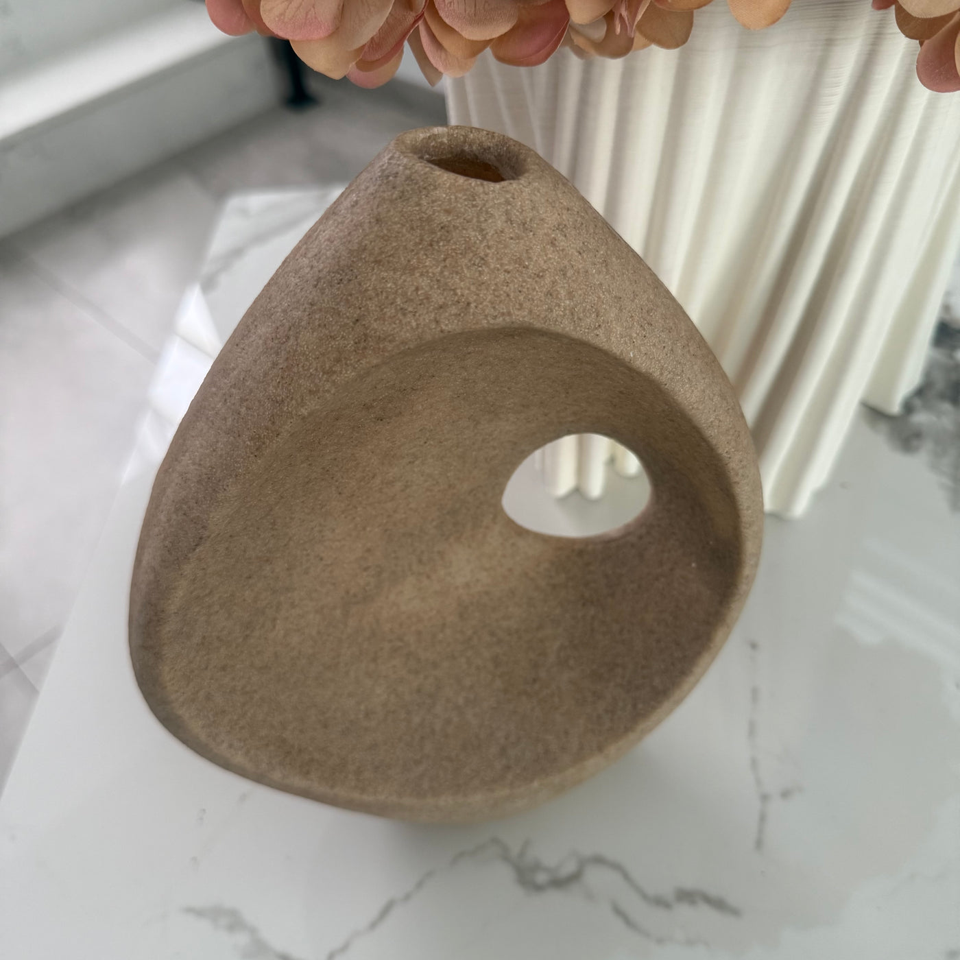 Sandstone sculpture/ vase - Luscious Homewares